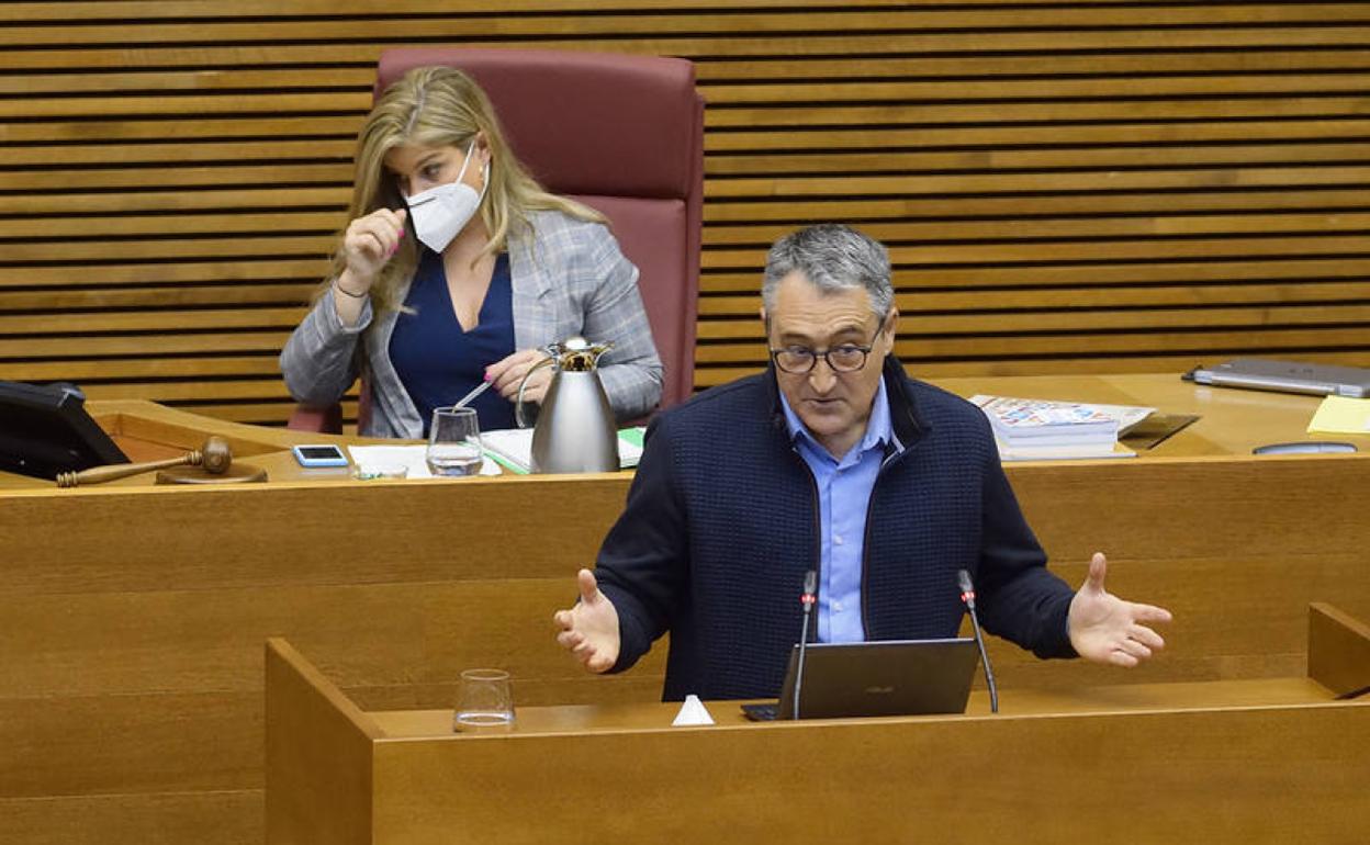 El Síndic Major de Comptes, Vicent Cucarella, hoy en Les Corts