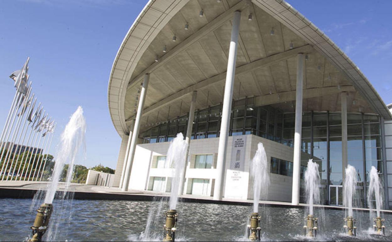 Exterior del Palacio de Congresos de Valencia. 