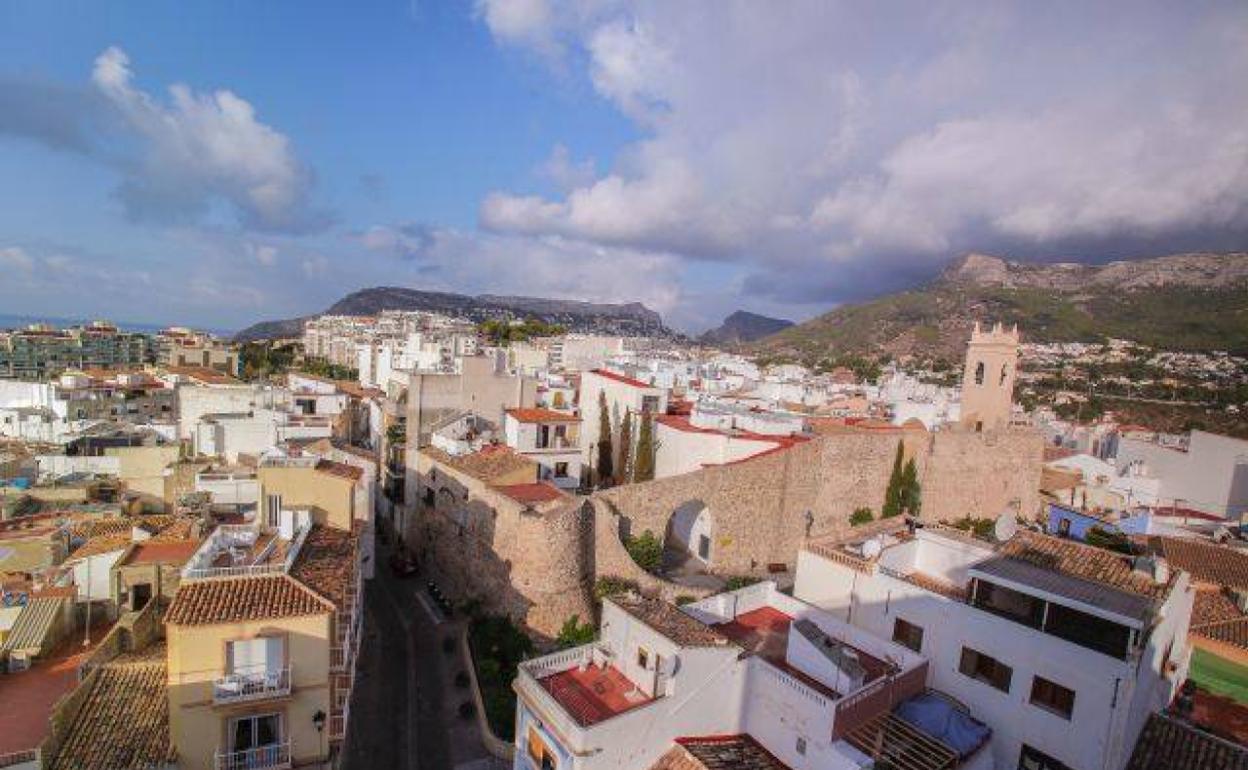 Imagen del casco antiguo de Calp.