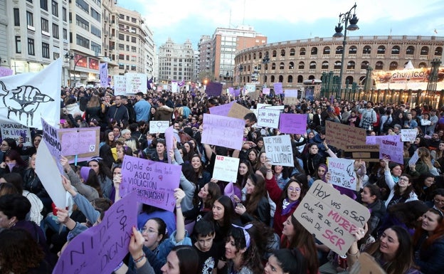 Valencia ya ha recibido una docena de peticiones para concentraciones el 8-M