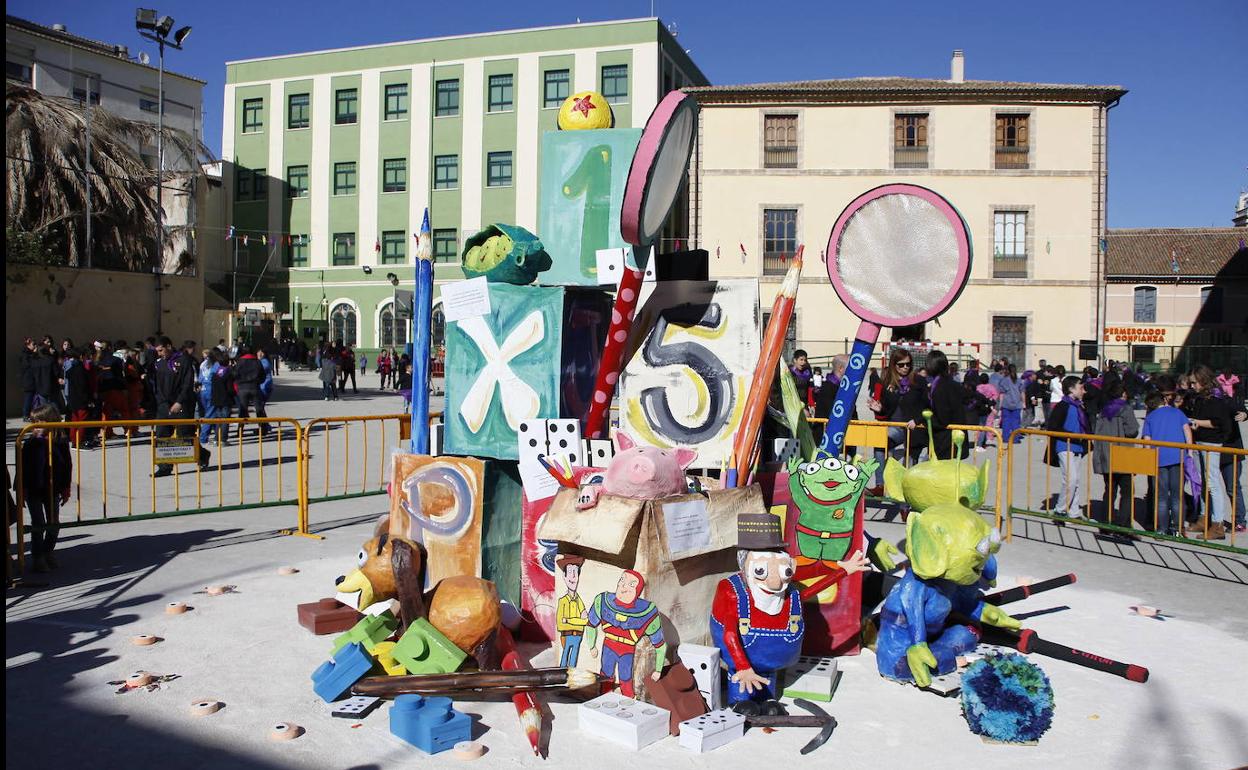 Falla en un colegio alicantino.