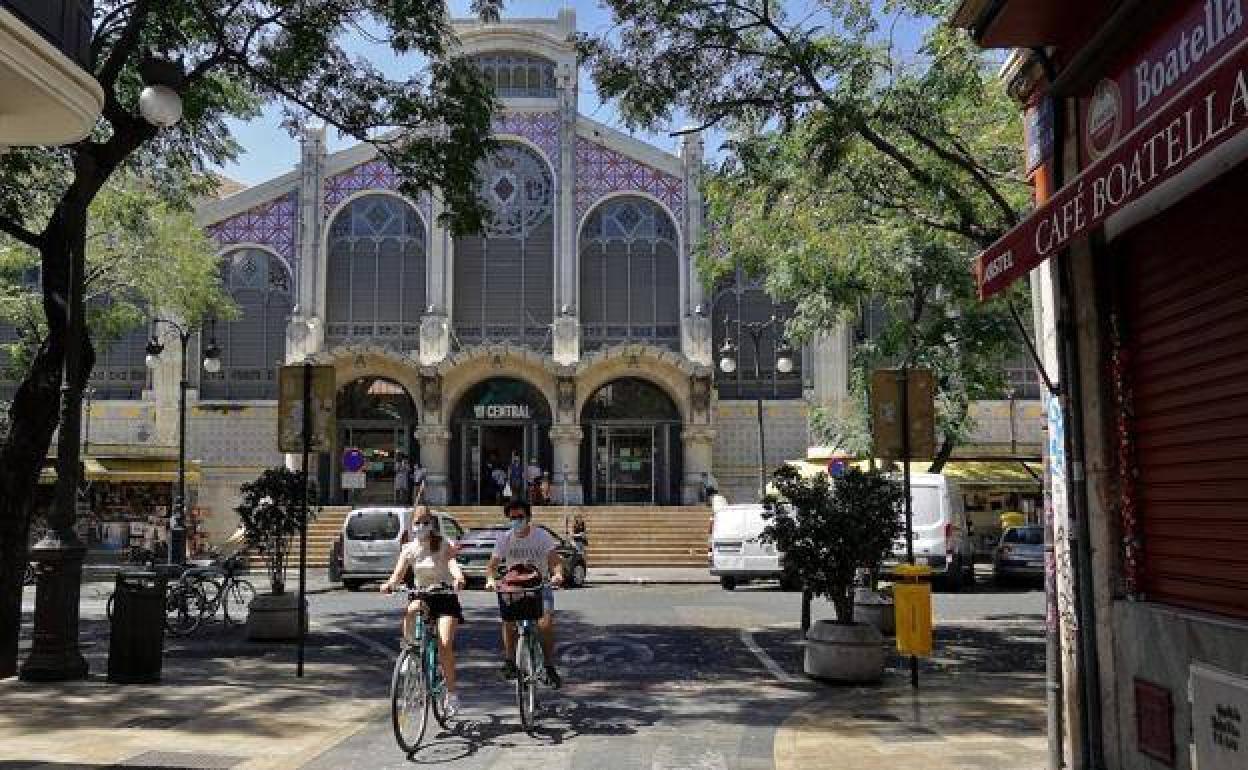 Entrada al Mercado Central de Valencia