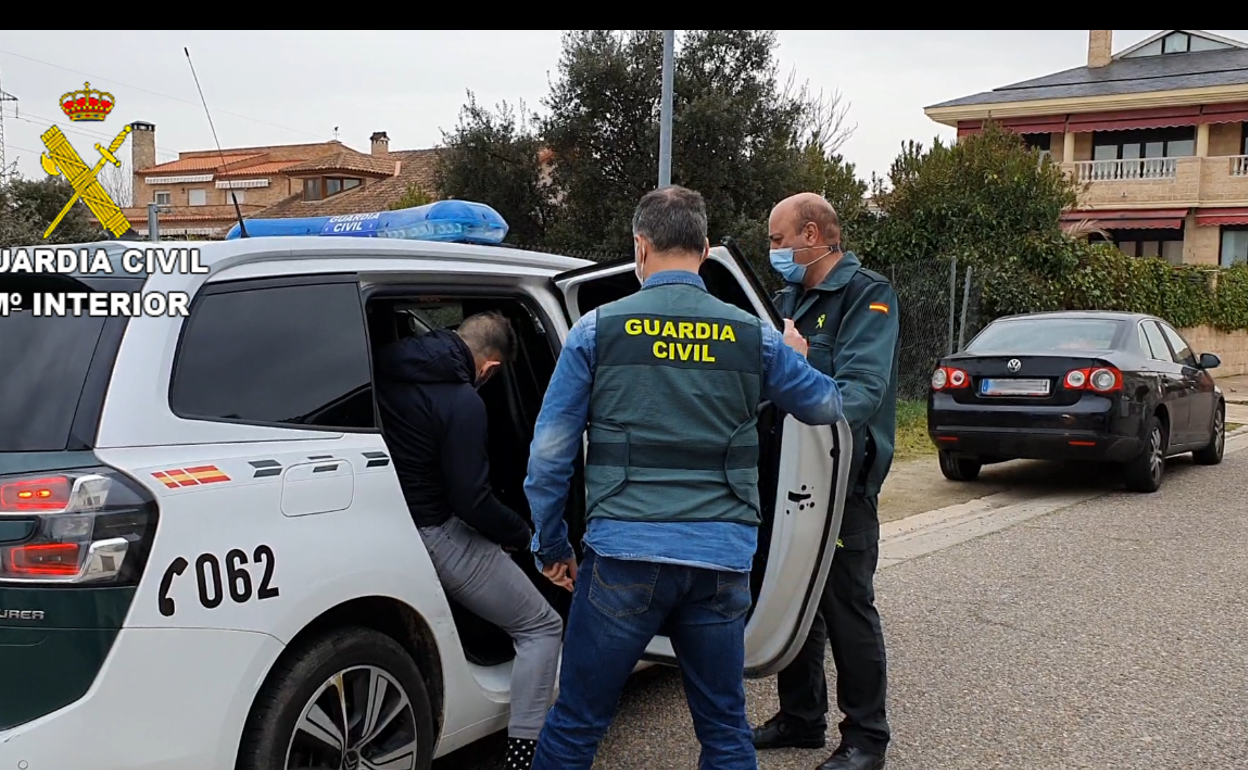 Detención del empresario por parte de la Guardia Civil