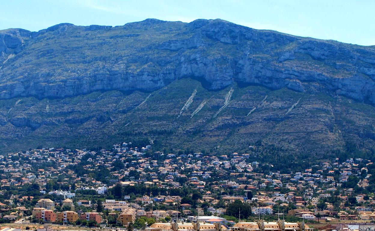 Imagen de la zona del Montgó en Dénia.