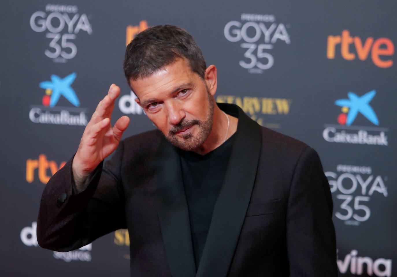 El actor y presentador de los Goya, Antonio Banderas.