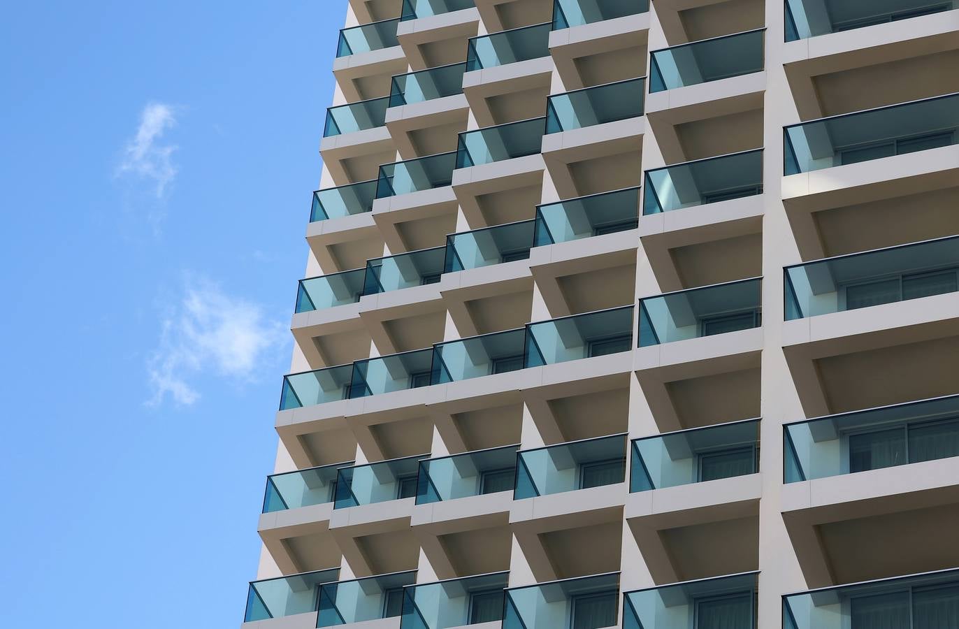 Hoteles vacíos en Benidorm. 