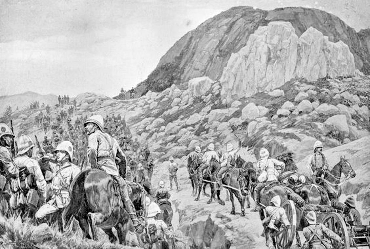 Mulos valencianos para la guerra del Transvaal