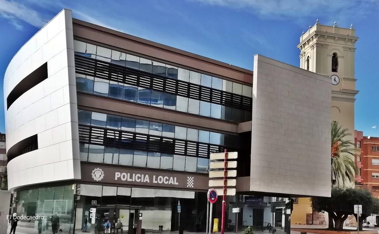 La sede de la Policía Local de Alaquàs. 