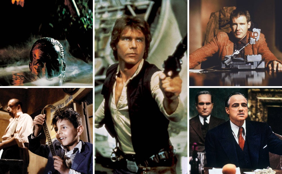 'Apocalypse Now', 'Star Wars', 'Blade Runner', 'Cinema Paradiso' y 'El padrino'.