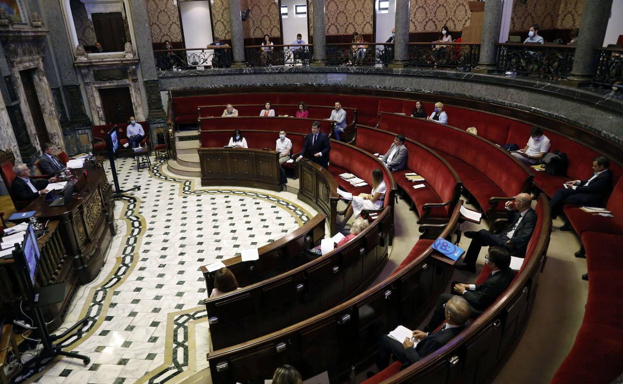 Pleno del Ayuntamiento de Valencia.