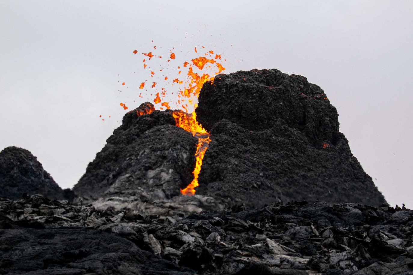 Fotos: Ríos de lava en Islandia