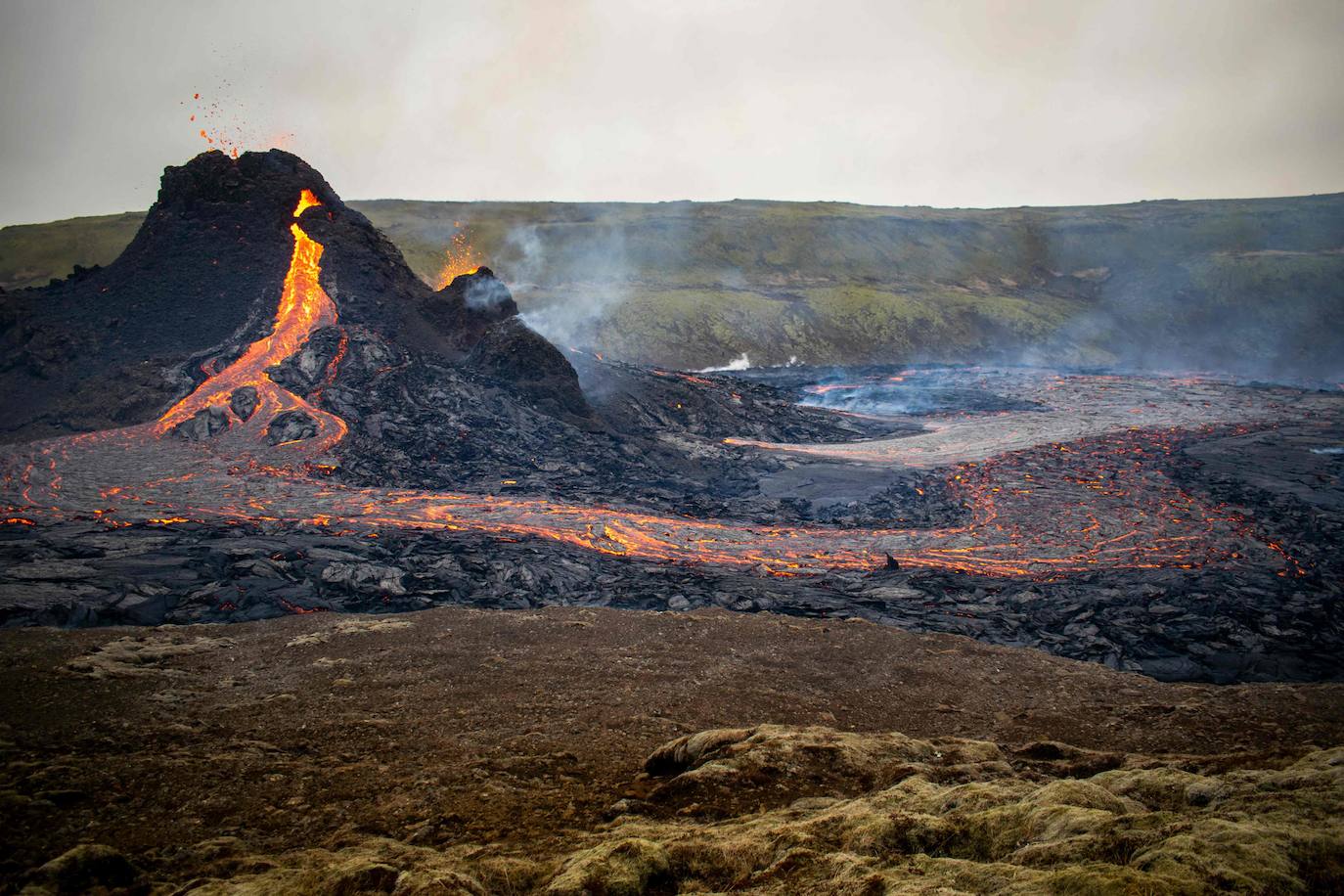 Fotos: Ríos de lava en Islandia