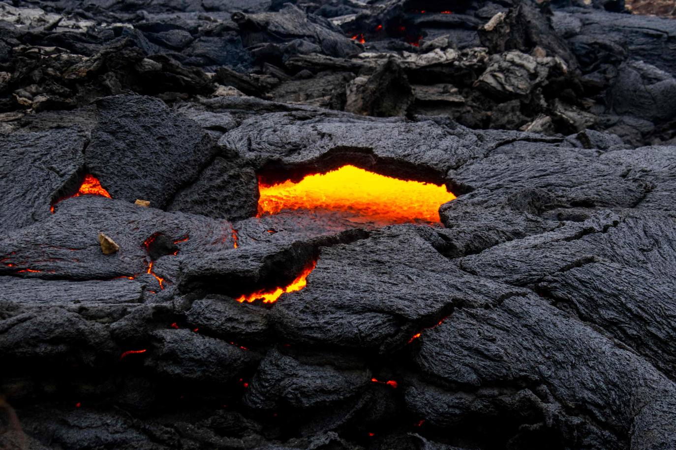 Fotos: Ríos de lava en Islandia