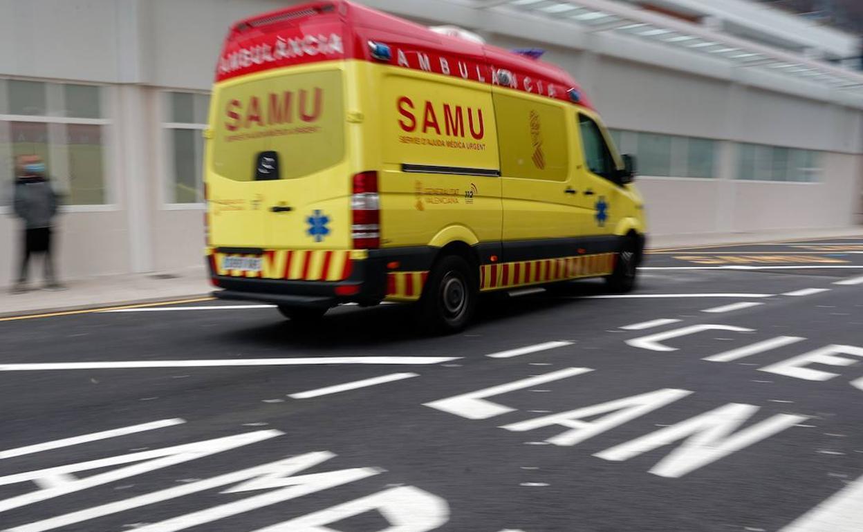 Una ambulancia, en una imagen de archivo