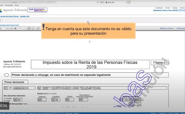 Cómo descargar la declaración de la Renta en 2021