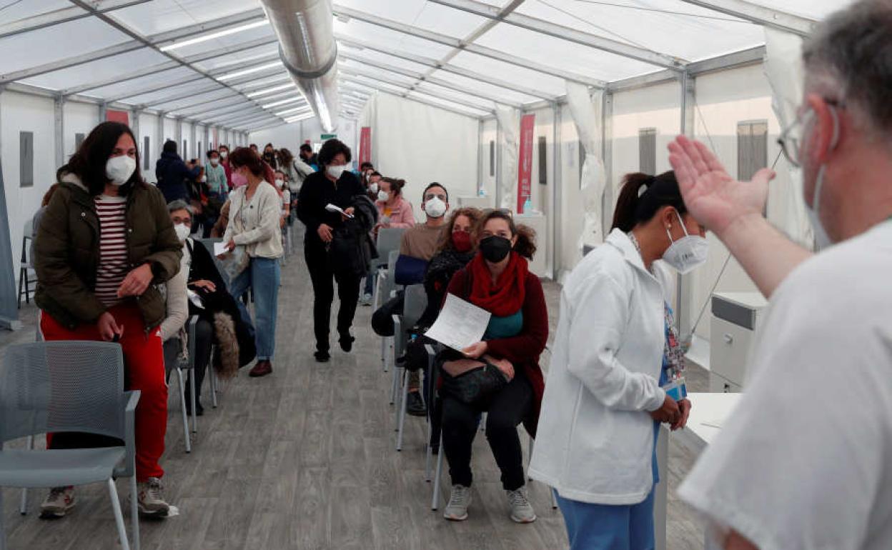 Vacunación de docentes en la Comunitat Valenciana.