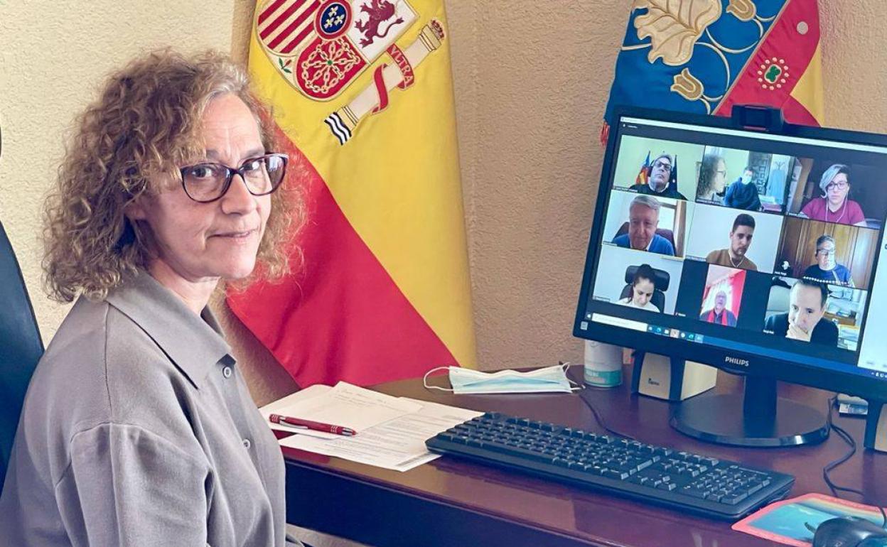 La nueva presidenta, Marisa Almodóvar. 