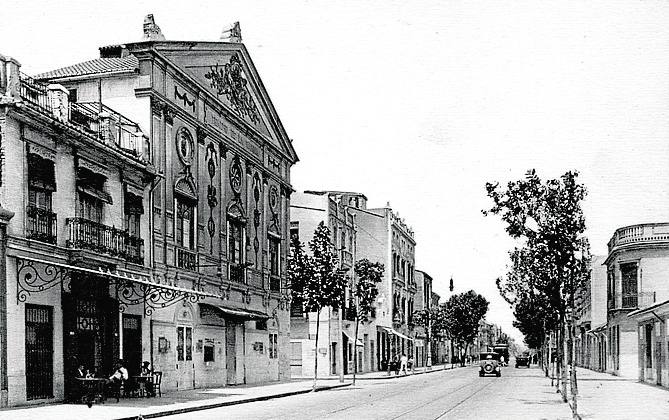 Teatro de la Marina. Situado en la actual calle de La Reina. 