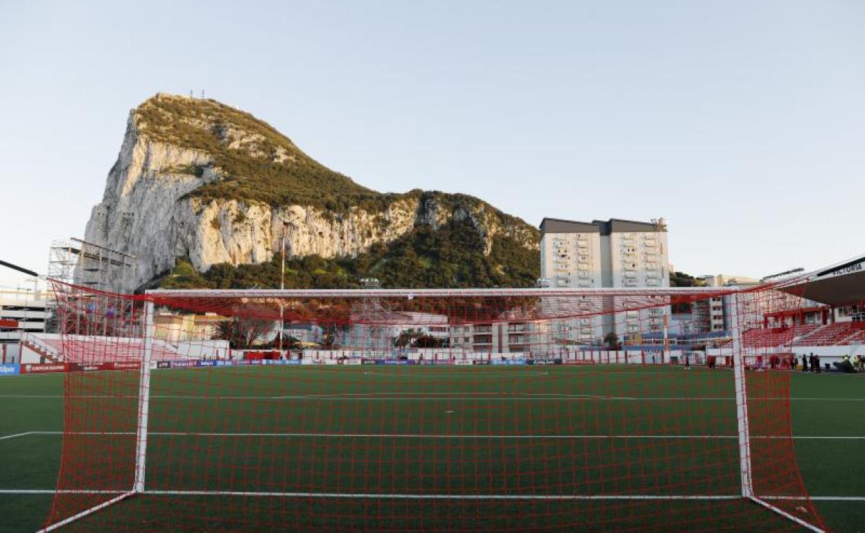 El peñoón de Gibraltar. 