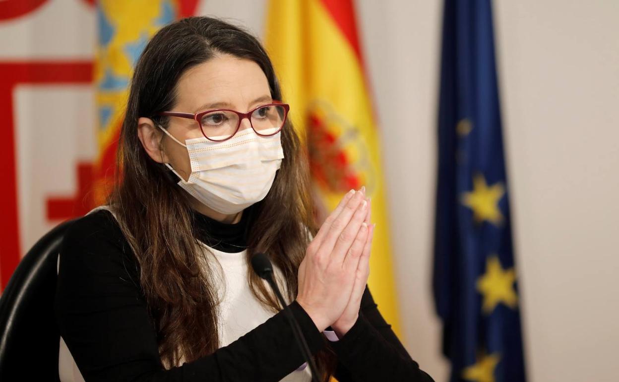 La vicepresidenta y Portavoz del Gobierno Valenciano, Mónica Oltra.