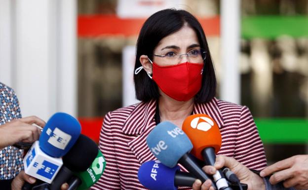 La ministra de Sanidad, Carolina Darias.