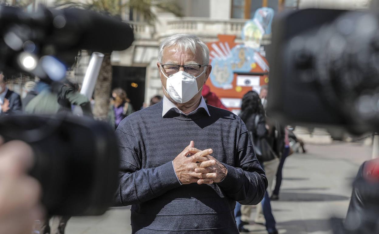Joan Ribó, en una foto del pasado lunes. 
