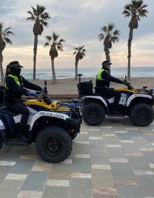 Imagen secundaria 2 - La Policía Local trata de controlar el botellón a pie, con quads y con drones. 