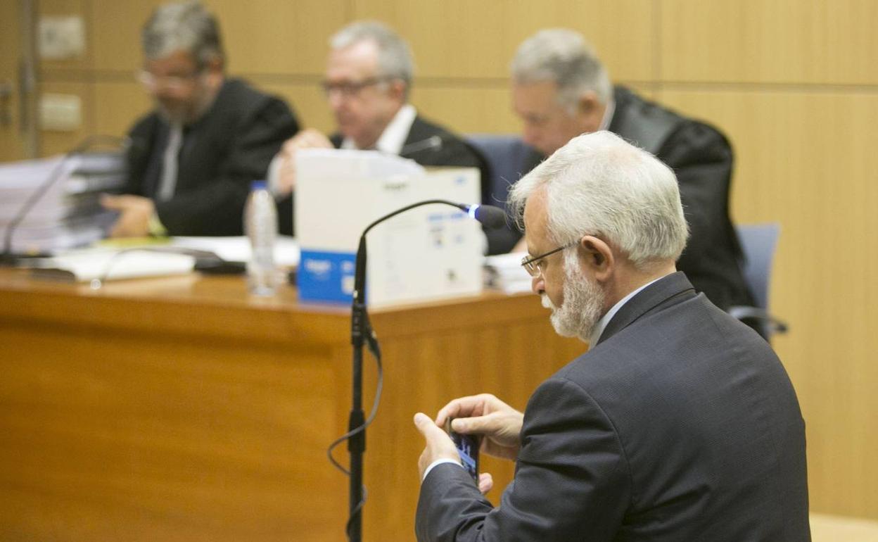 Sancho Sempere, en la Audiencia de Valencia. 