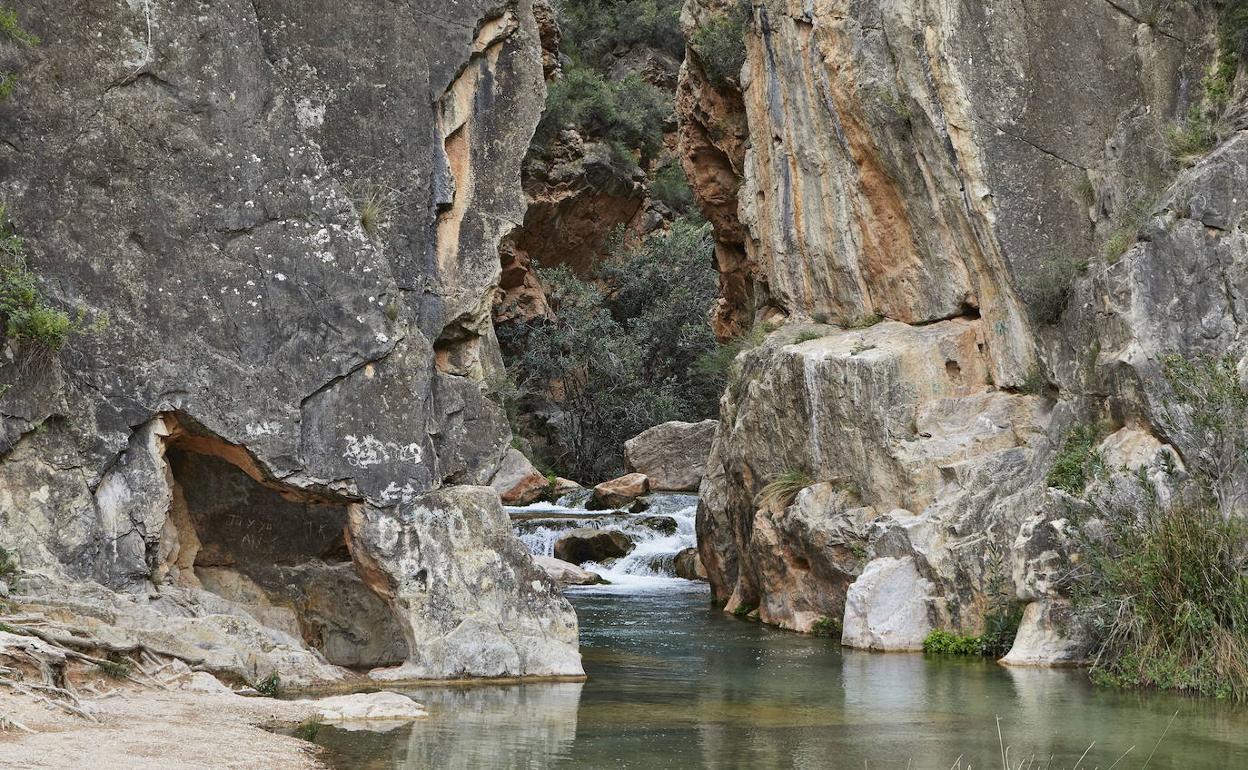 Uno de los rincones de la Ruta del Agua de Chelva