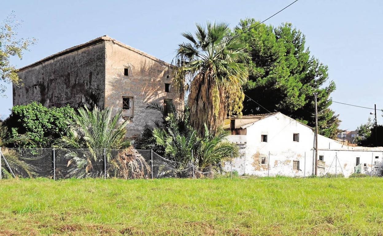 Alquería Serra, en la huerta de Benimaclet y que forma parte del proyecto de residencia. 