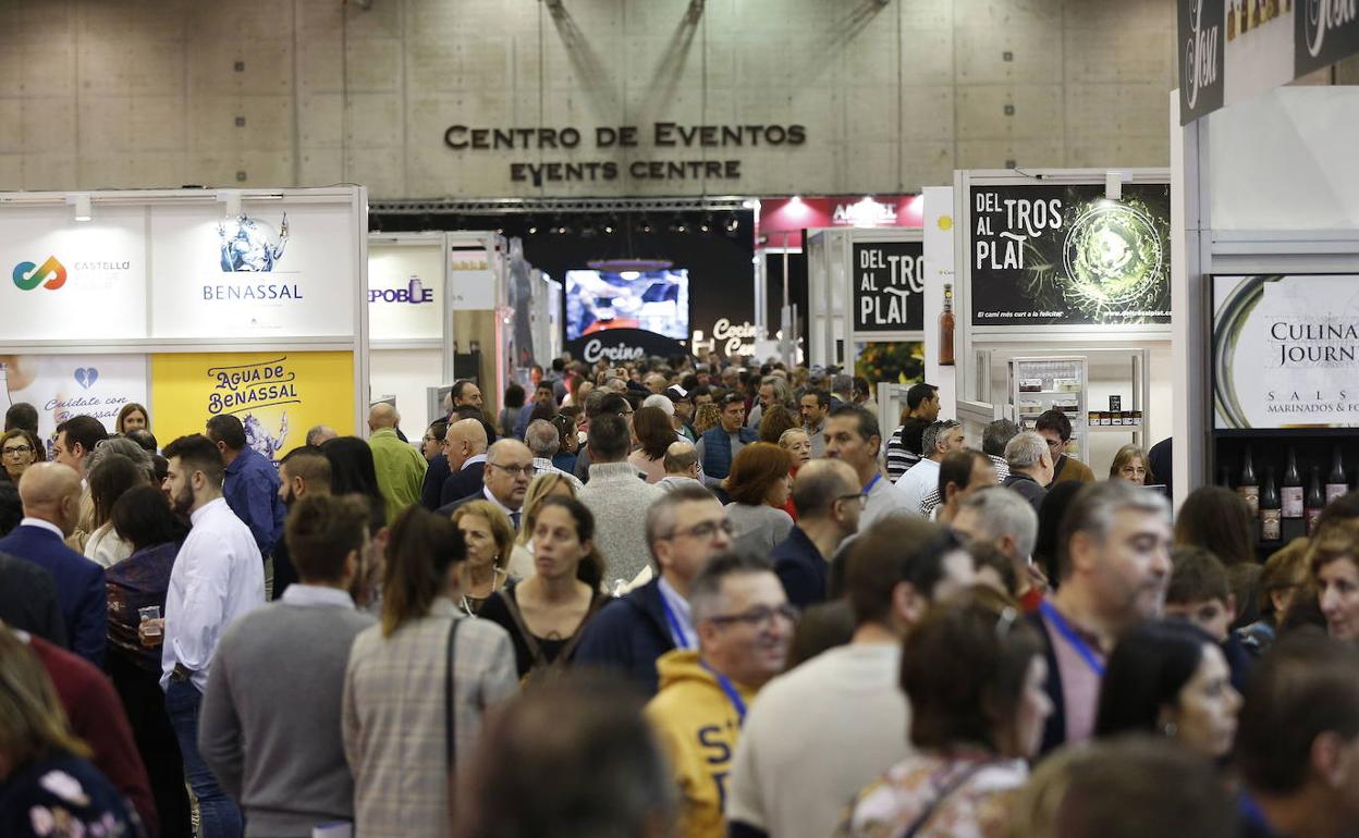 Evento de gastronomía en Feria Valencia previo a la pandemia. 