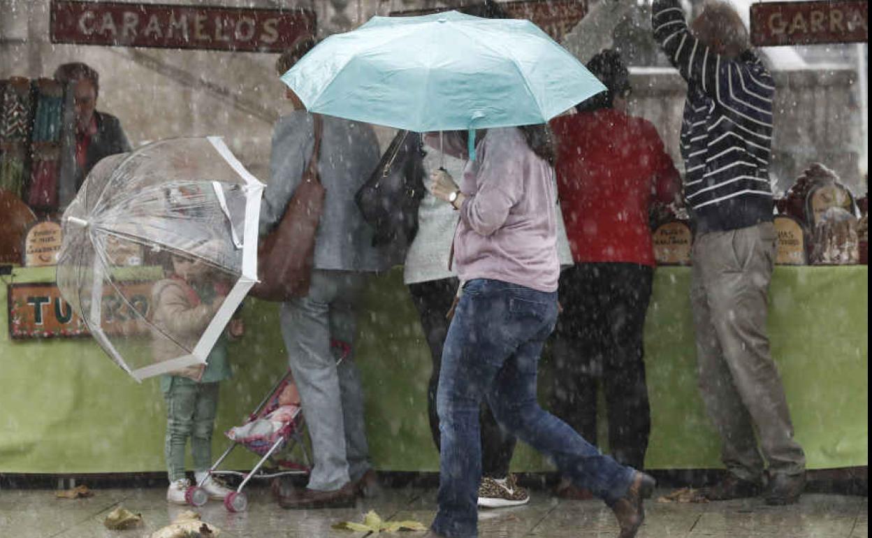 Lluvias en Valencia.