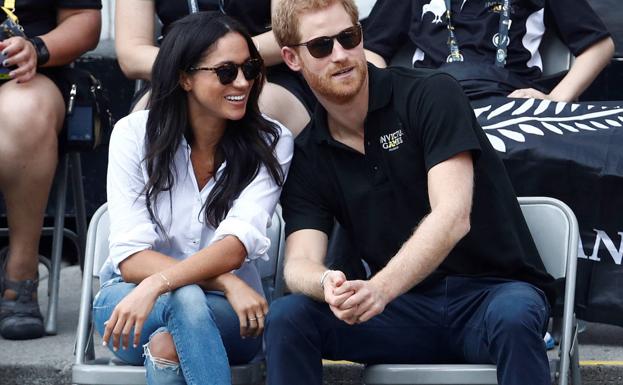 Meghan Markle y el príncipe Harry, en una imagen de archivo.