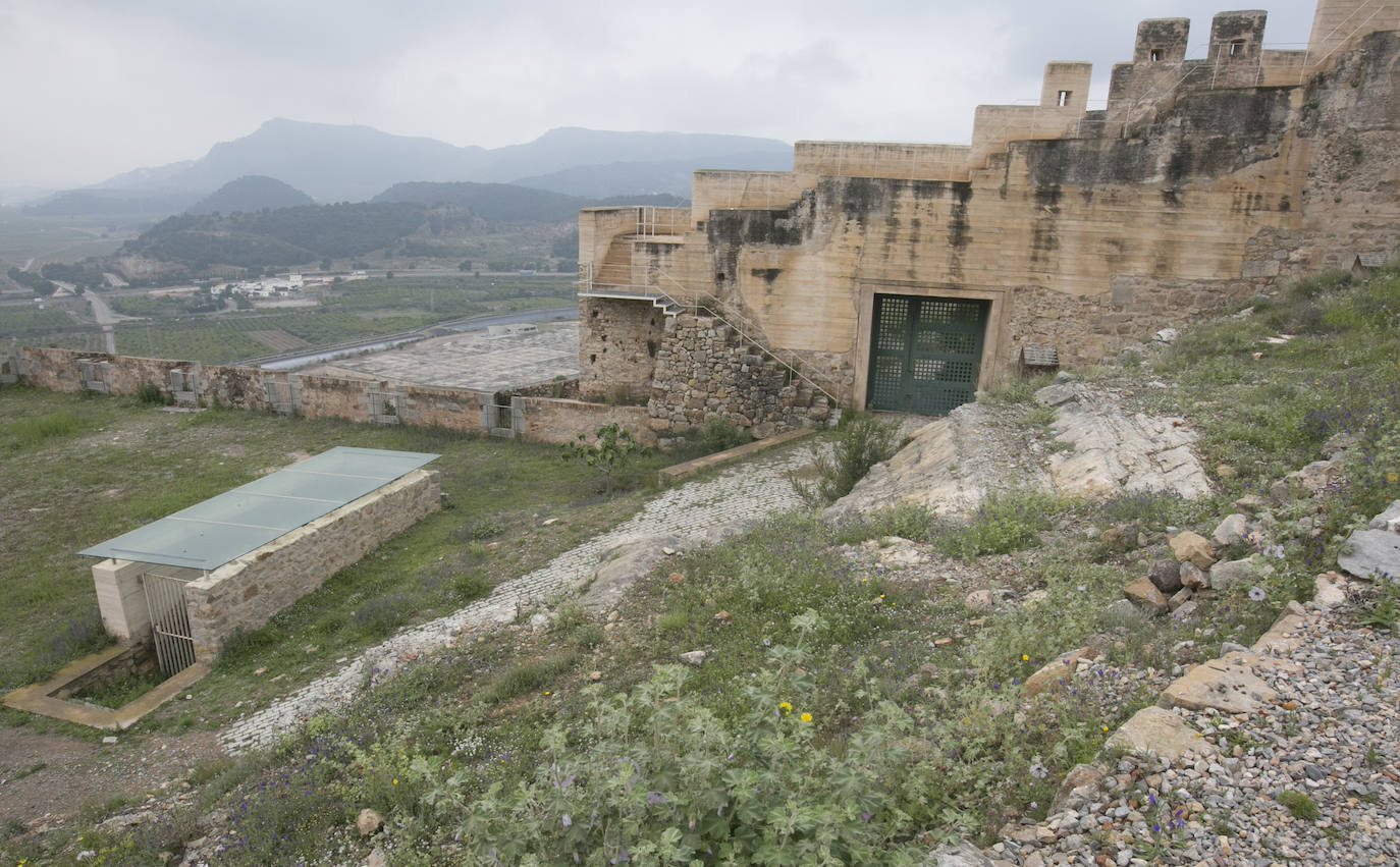 Estado del Castillo de Sagunto en abril de 2021. 