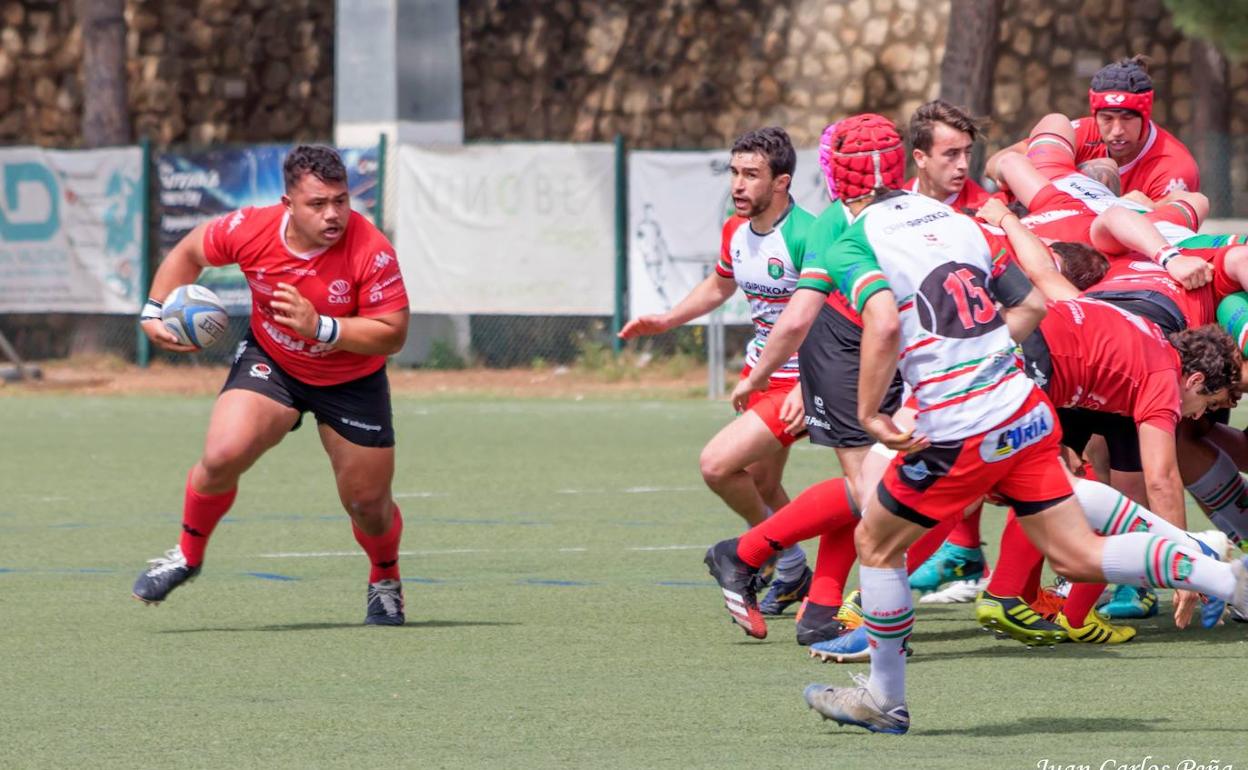Bernie Taulealo, durante el partido de la pasada semana. 