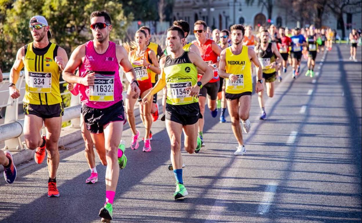 Participantes de la anterior edición de la 10K Valencia Ibercaja. 