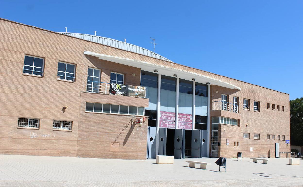 El pabellón deportivo de Godella. 