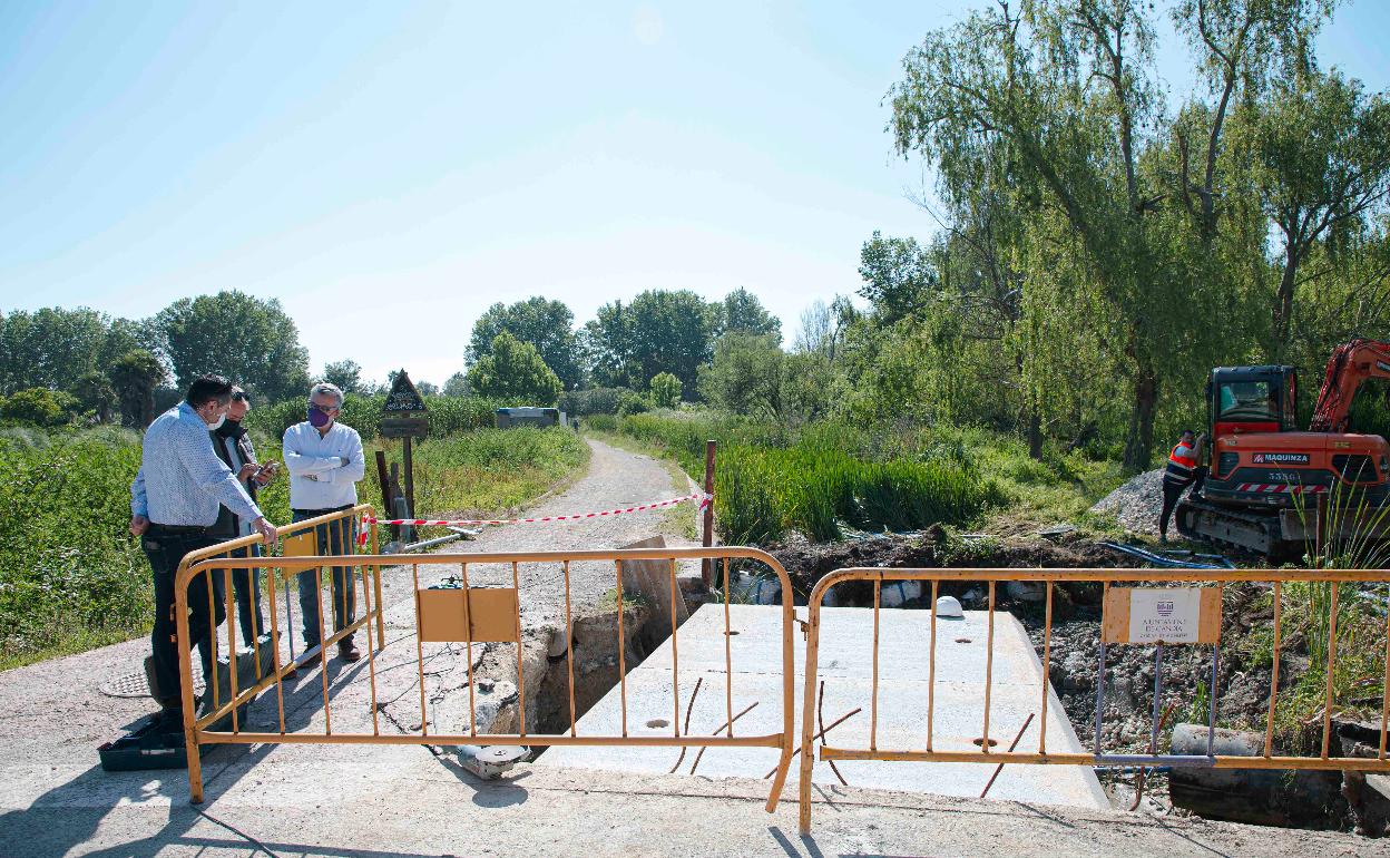 Zona donde se han ejecutado las mejoras en el Camí Alqueria de Potes. 