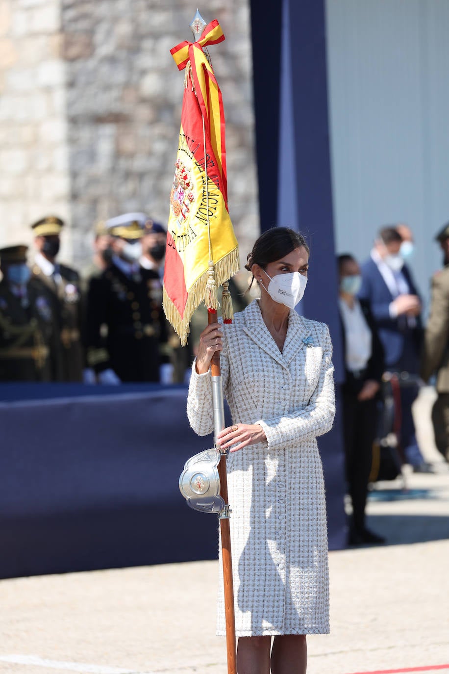 Fotos: La Reina Letizia, espectacular con el vestido del bautizo de la Princesa Leonor