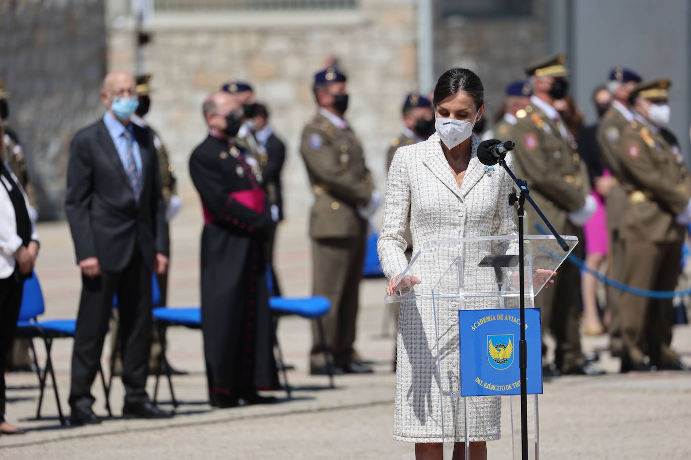 Fotos: La Reina Letizia, espectacular con el vestido del bautizo de la Princesa Leonor