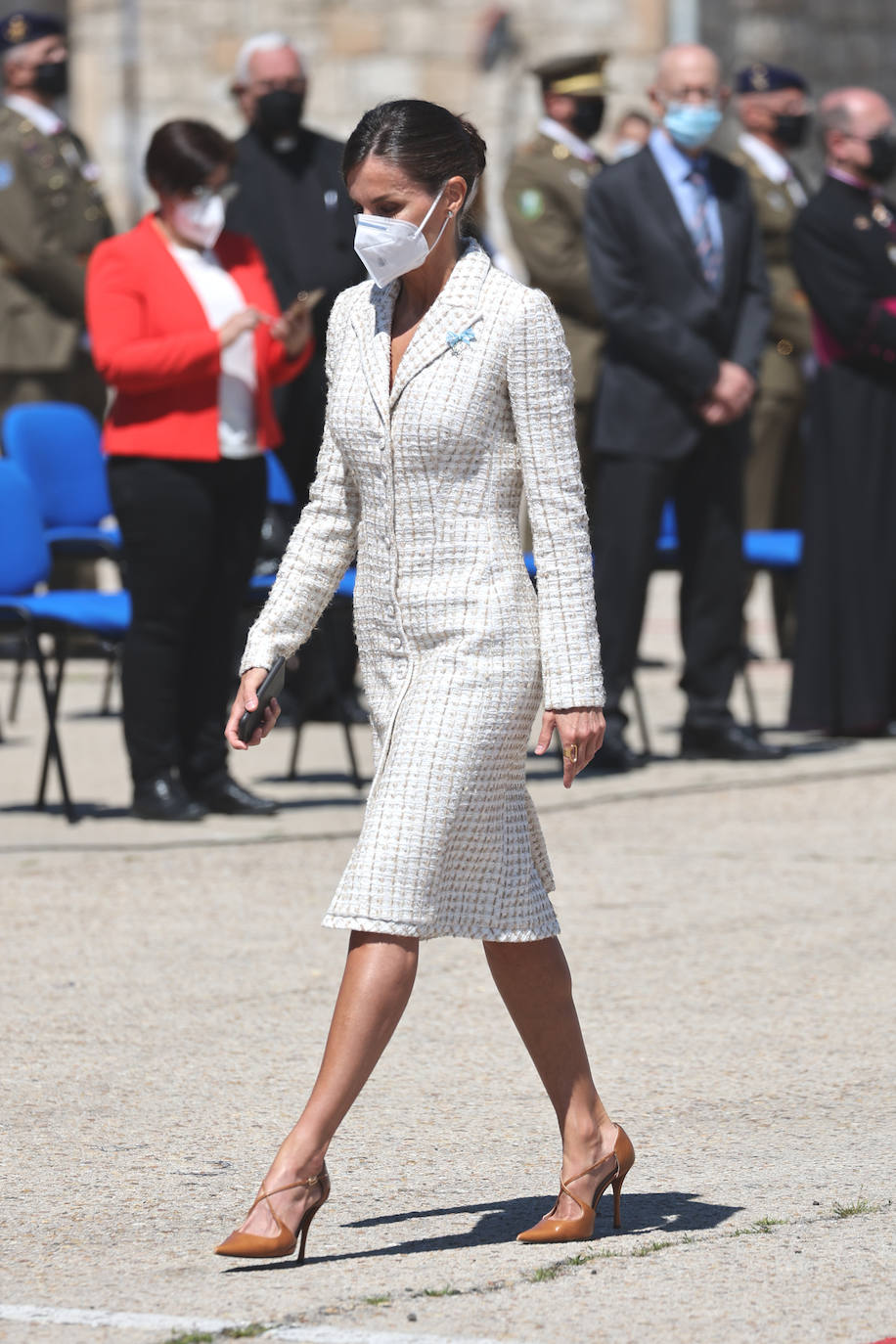 Fotos: La Reina Letizia, espectacular con el vestido del bautizo de la Princesa Leonor