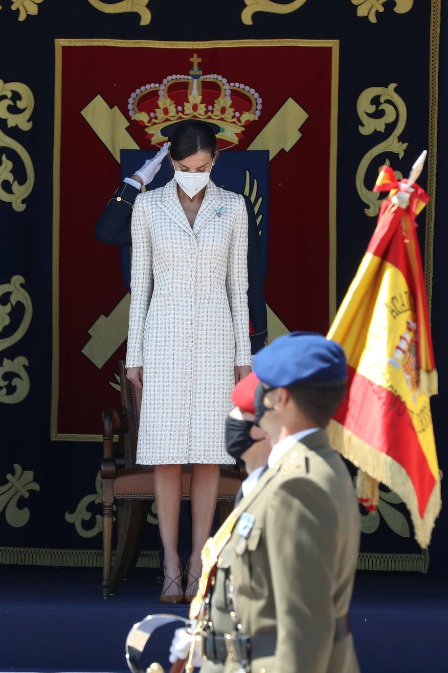 Fotos: La Reina Letizia, espectacular con el vestido del bautizo de la Princesa Leonor