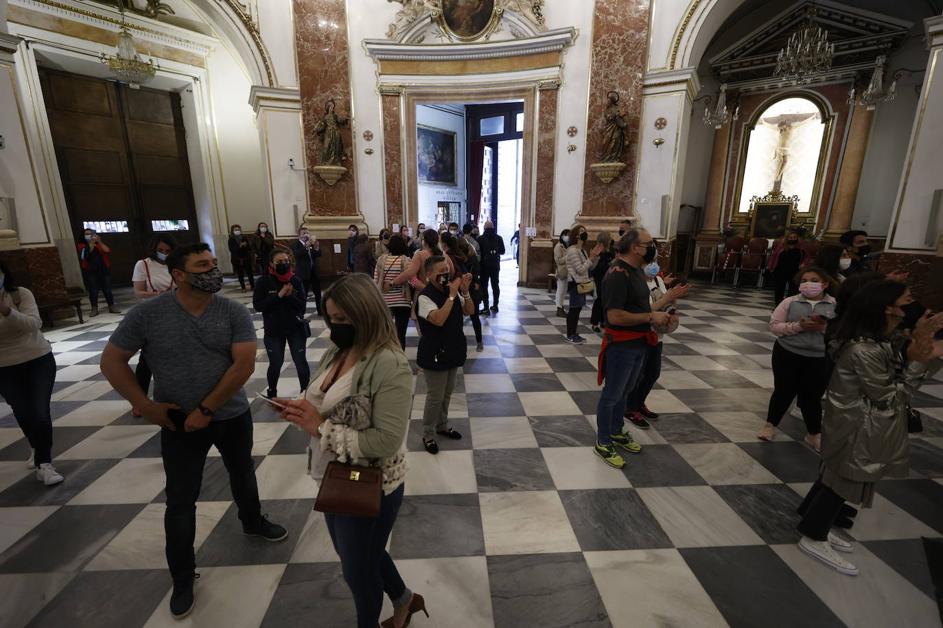 Missa d'Infants y traslado de la Virgen en Valencia