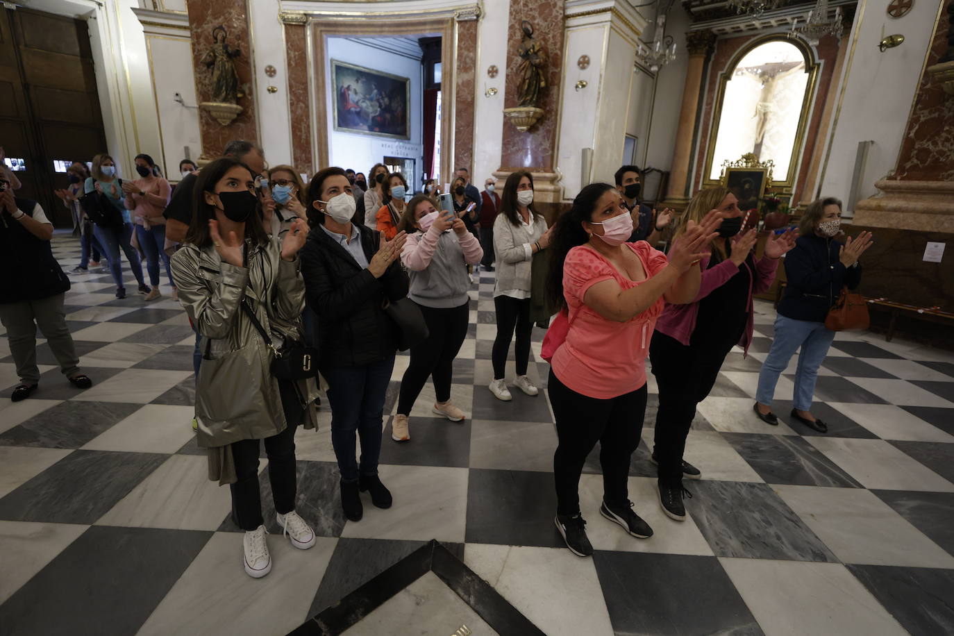 Missa d'Infants y traslado de la Virgen en Valencia