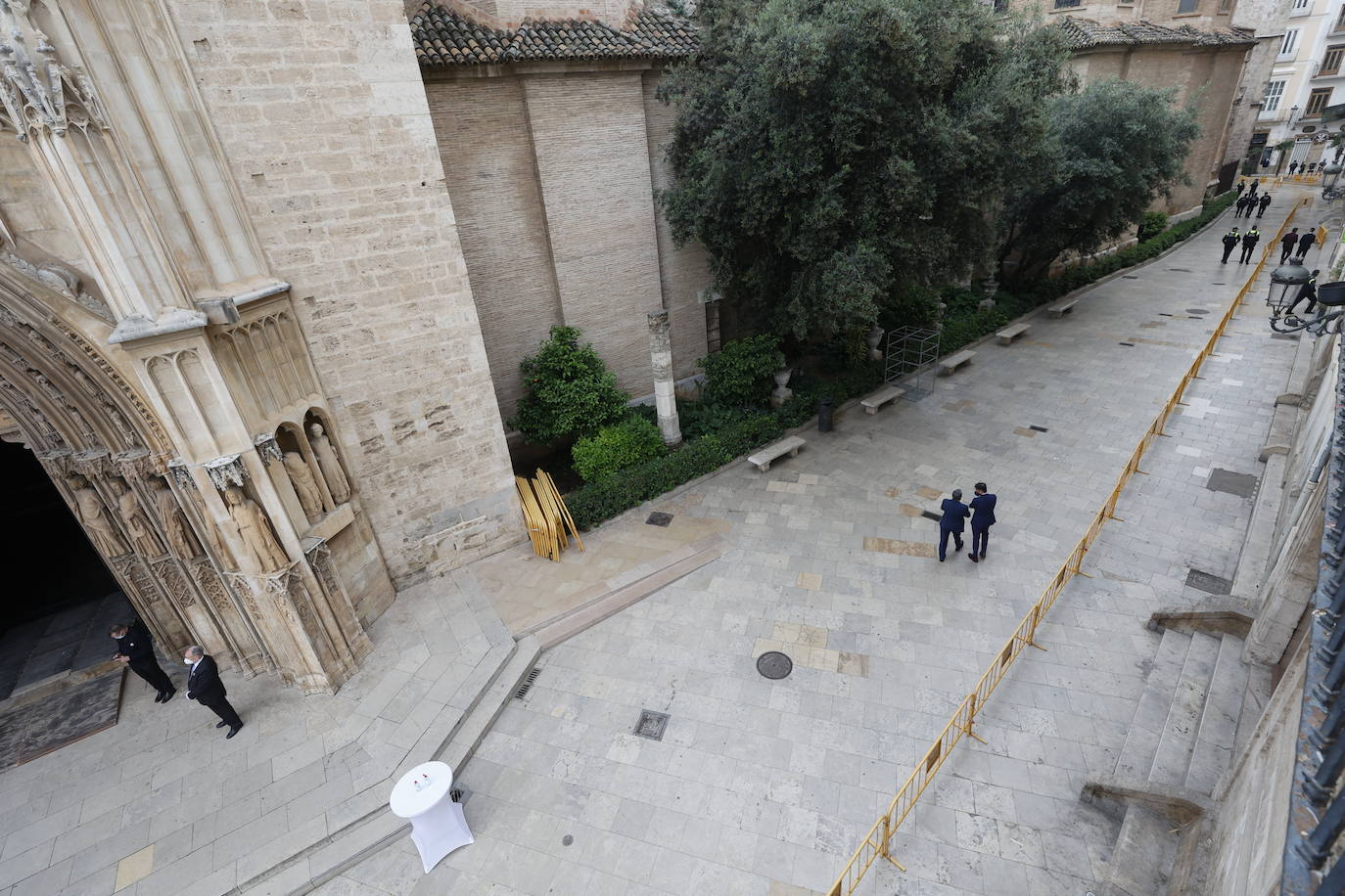 Missa d'Infants y traslado de la Virgen en Valencia