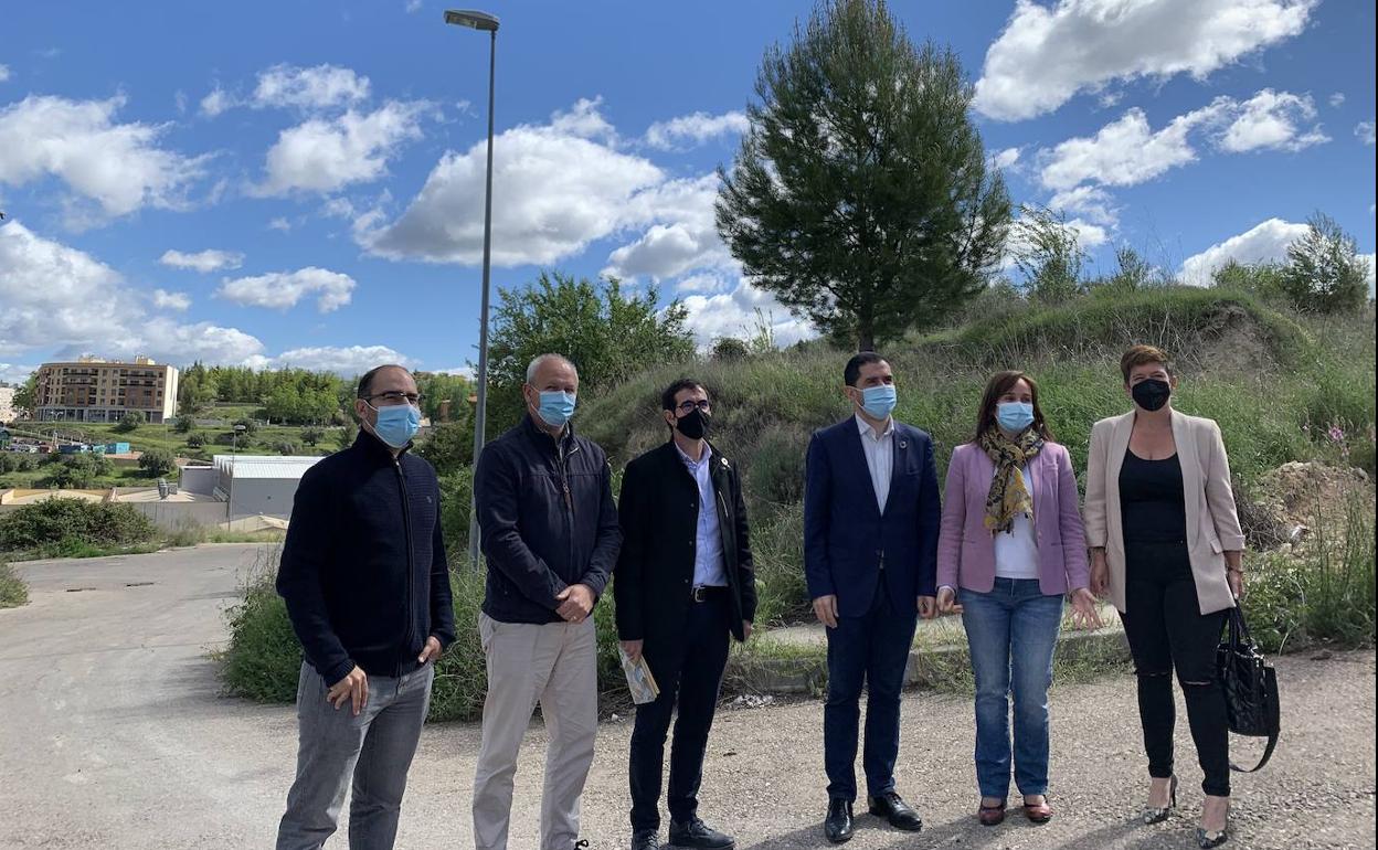 Representantes del Consorcio Terra A2 y del Ayuntamiento de Alcoy