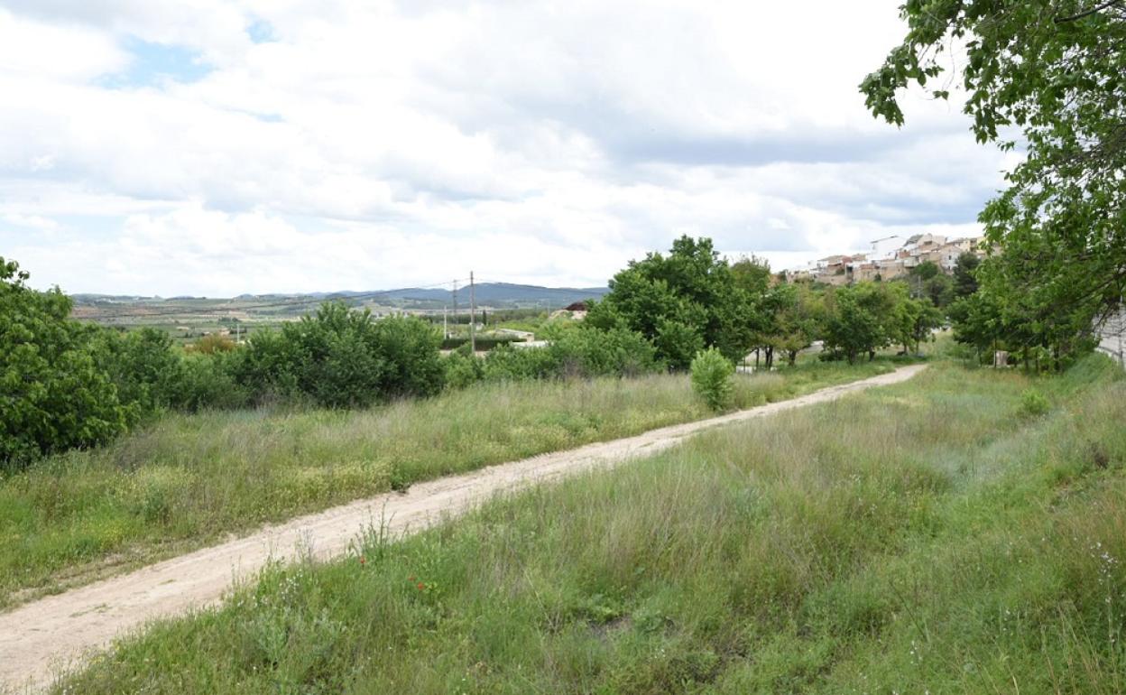 Lugar en el que se ubicará el nuevo campo de futbito. 