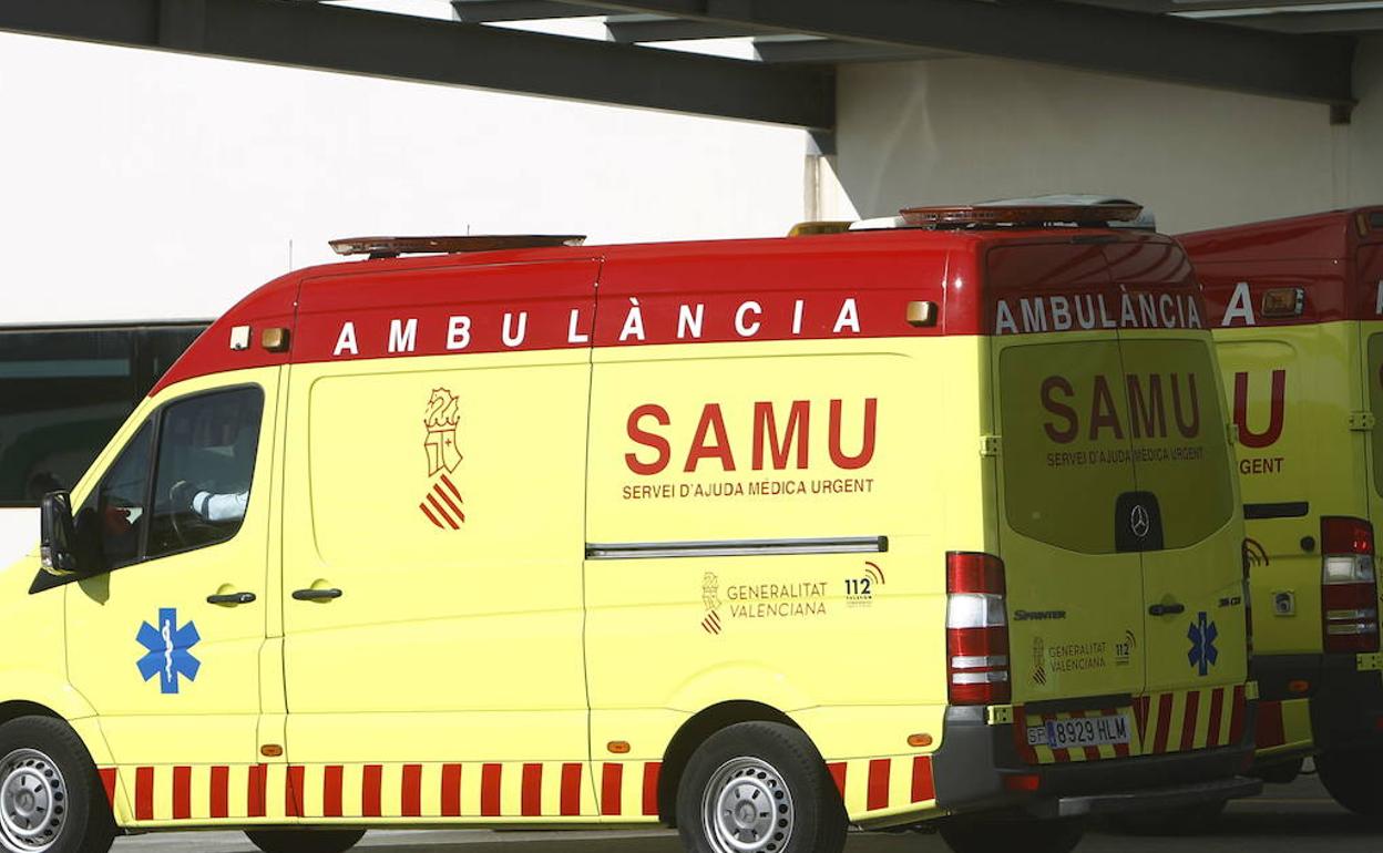 Una ambulancia en una imagen de archivo. 