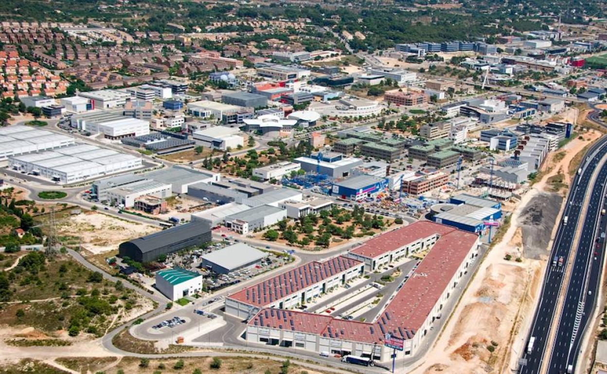 Una vista aérea del Parque Tecnológico de Paterna. 