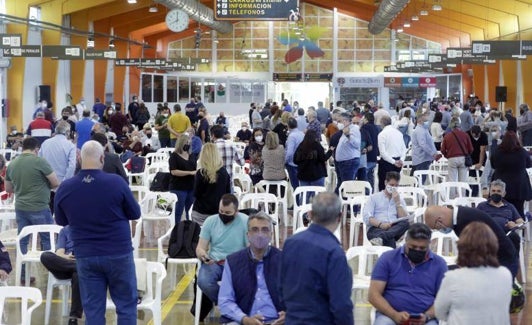 Presidentes asistentes a la asamblea. 